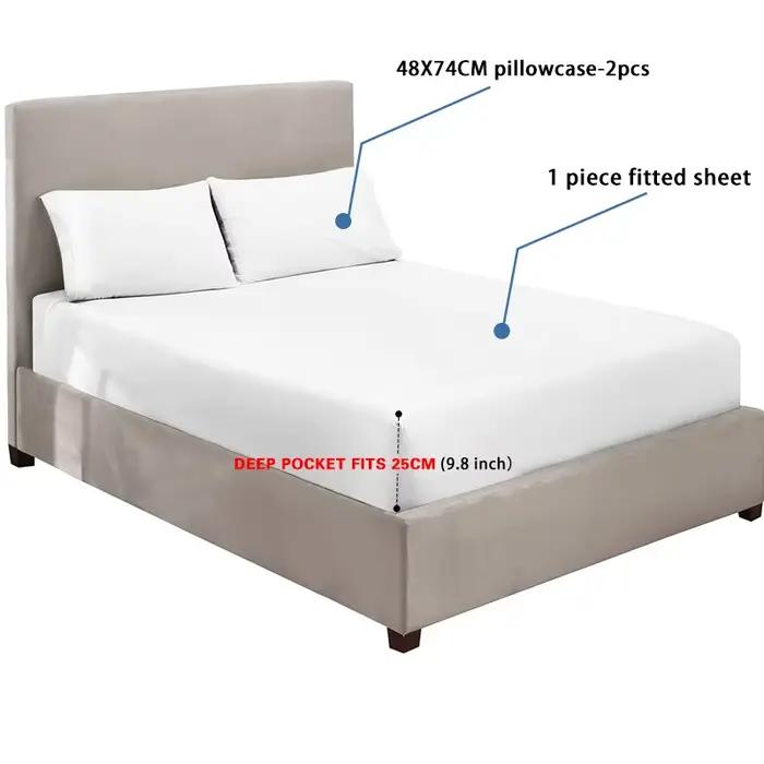 Drap de lit avec bande élastique