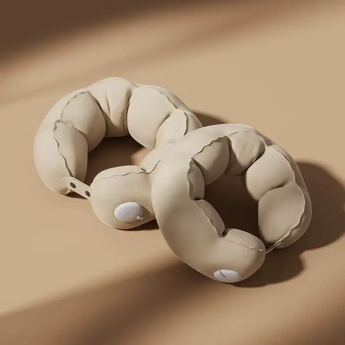 Oreiller nuage en forme de U pour un rangement facile des oreillers de cou de chaise de bureau