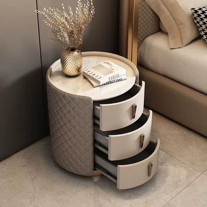 Rangement Table de chevet moderne esthétique luxe Simple