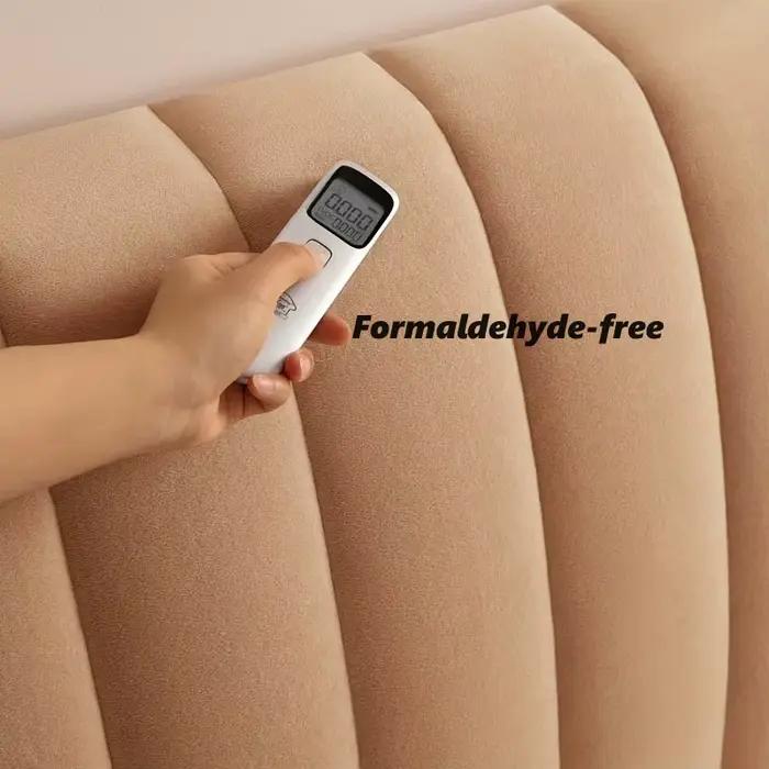 Housse de tête de lit de luxe en velours doux et épais
