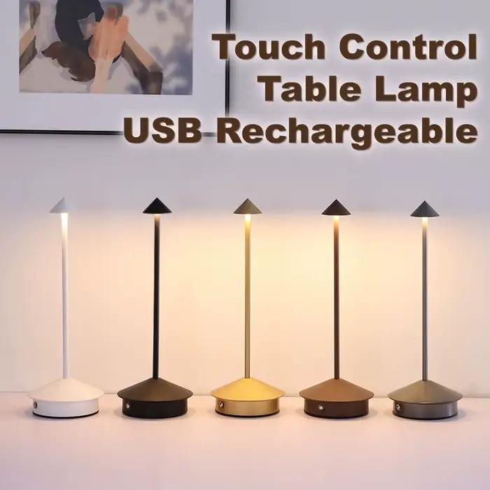 Lampes de table sans fil rechargeables à LED
