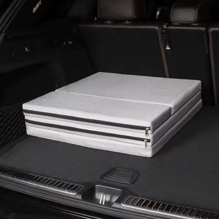 Lit de camping pliable portable avec matelas pour voiture