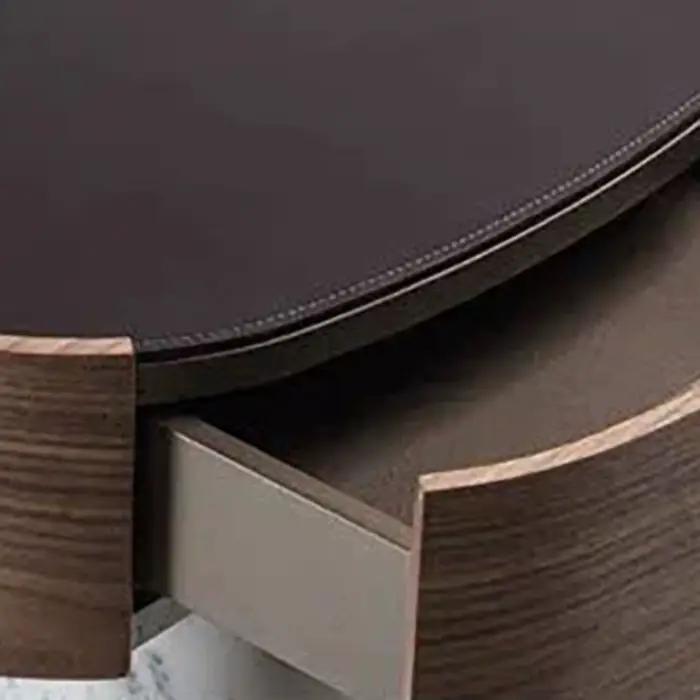 Table de chevet de luxe légère avec tiroirs