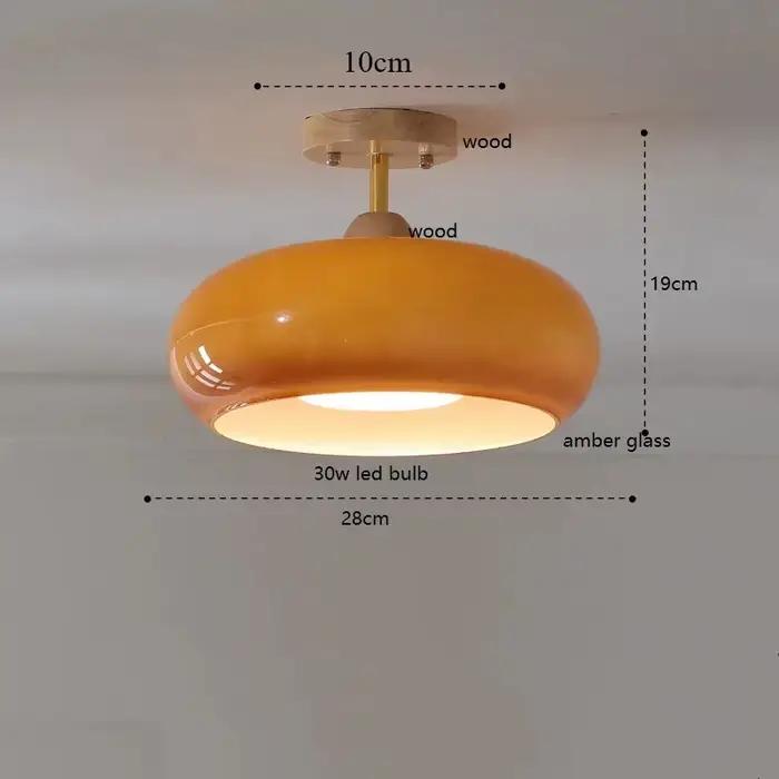 Plafonnier style crème pour balcon