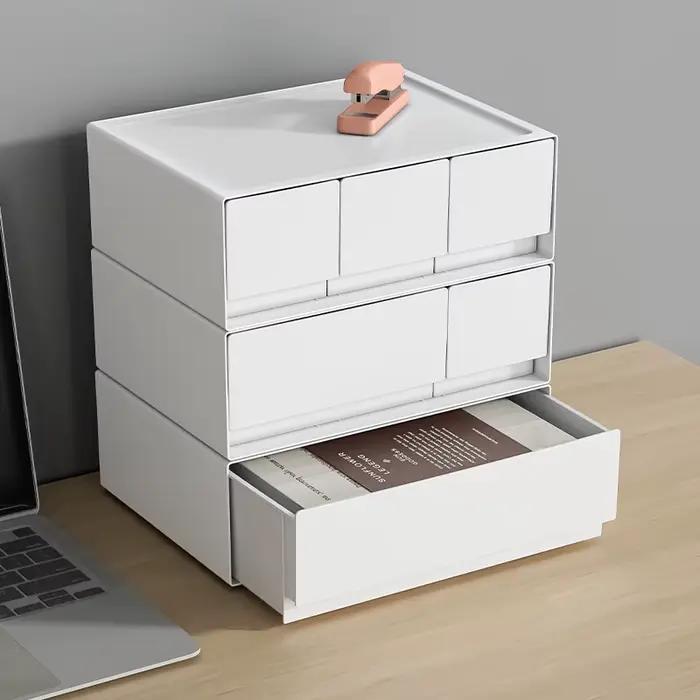 Étagère de soins de la peau de coiffeuse de bureau à la maison
