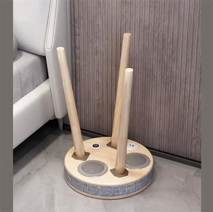 Table de chevet en bois avec 3 tiroirs
