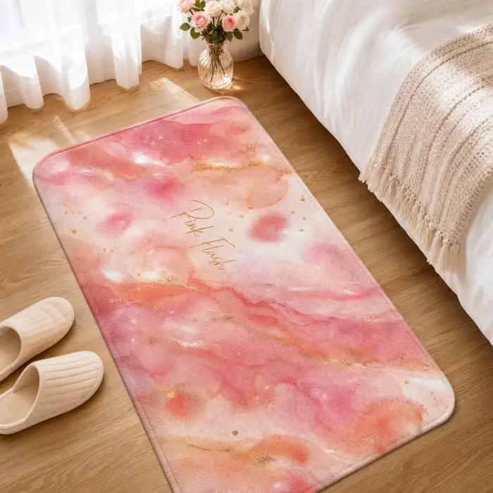 Tapis de chevet en flanelle