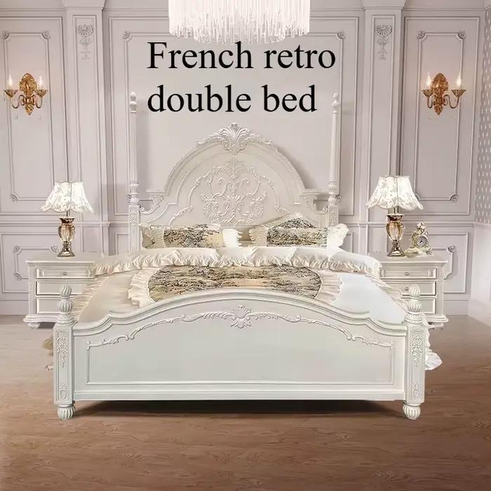 Lit Queen Size Minimaliste pour Chambre à Coucher
