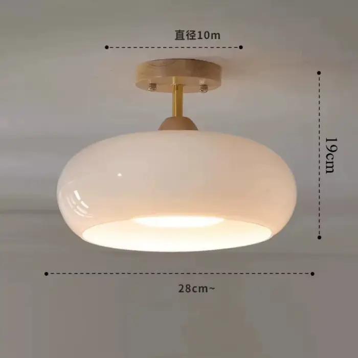 Plafonnier style crème pour balcon