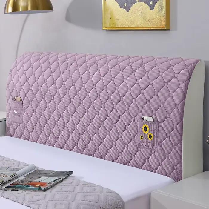 Juste de tête de lit lavable en peluche douce nordique