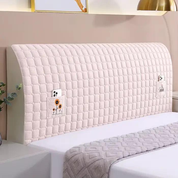 Juste de tête de lit lavable en peluche douce nordique