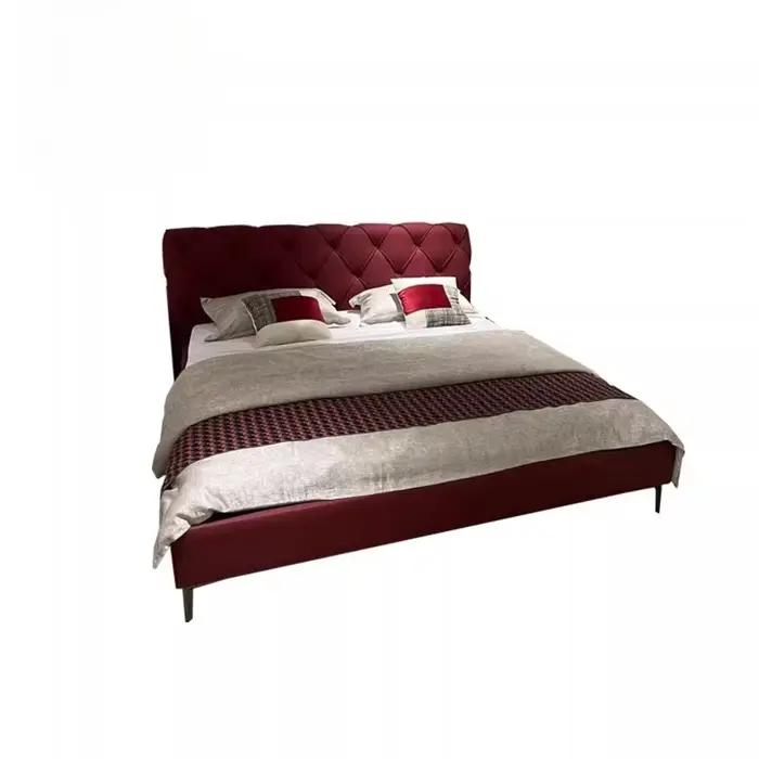 Cadres lit Double esthétique Unique rembourrage têtes De lit lit King dormir Cama De Lujo Para dortoir décoration De la maison