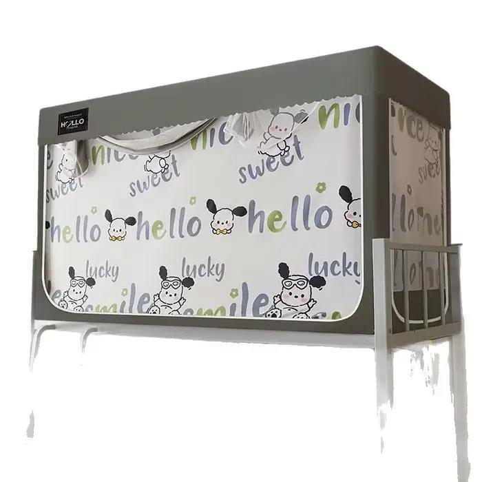 Moustiquaire de lit pour dortoir étudiant avec support intégré