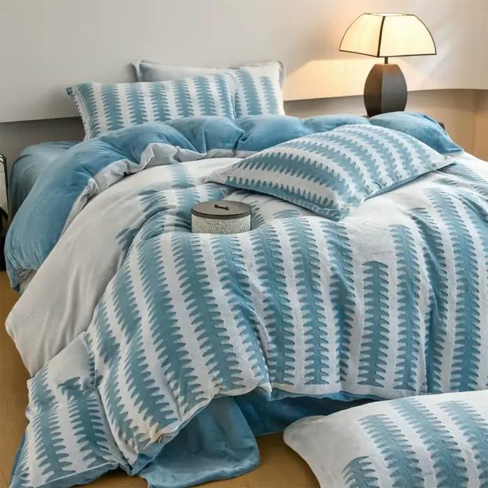 Parure de lit en velours de lait