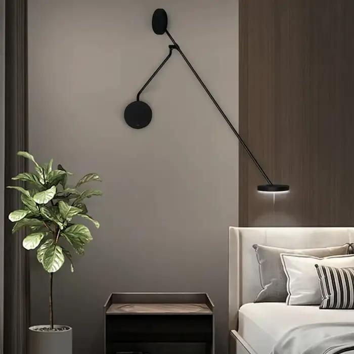 Applique murale noire design pour chambre et bureau