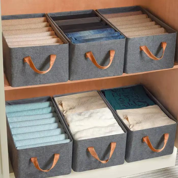 Boîte de Rangement Cationique pour Vêtements