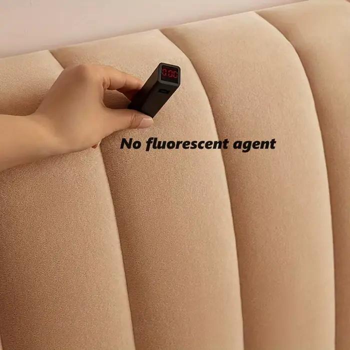 Housse de tête de lit de luxe en velours doux et épais