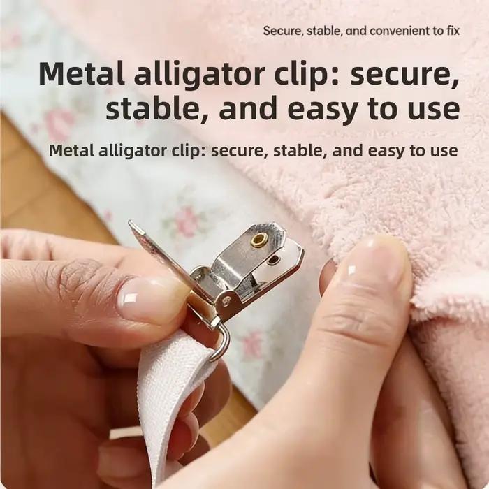 Attaches de drap de lit réglables élastiques – Sangles de maintien pour draps-housses – Fixations pour literie domestique et hôtelière