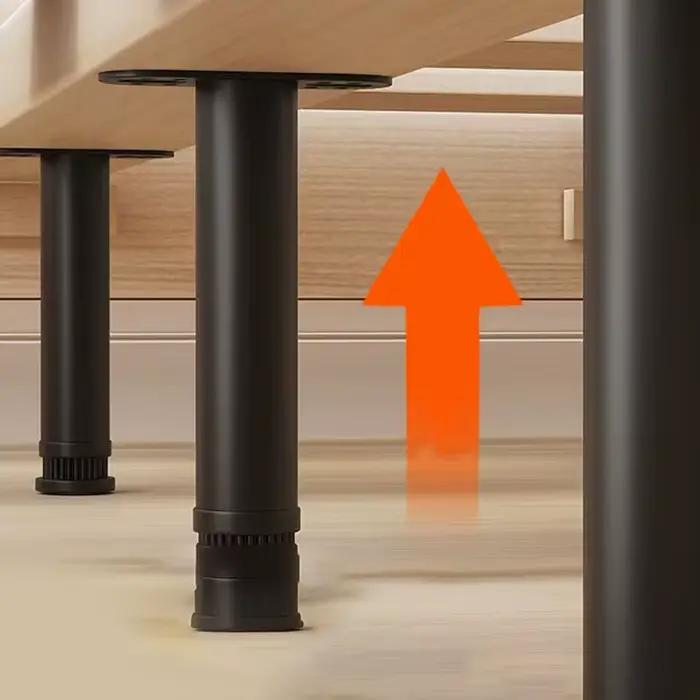 Support de poutre de lit télescopique réglable