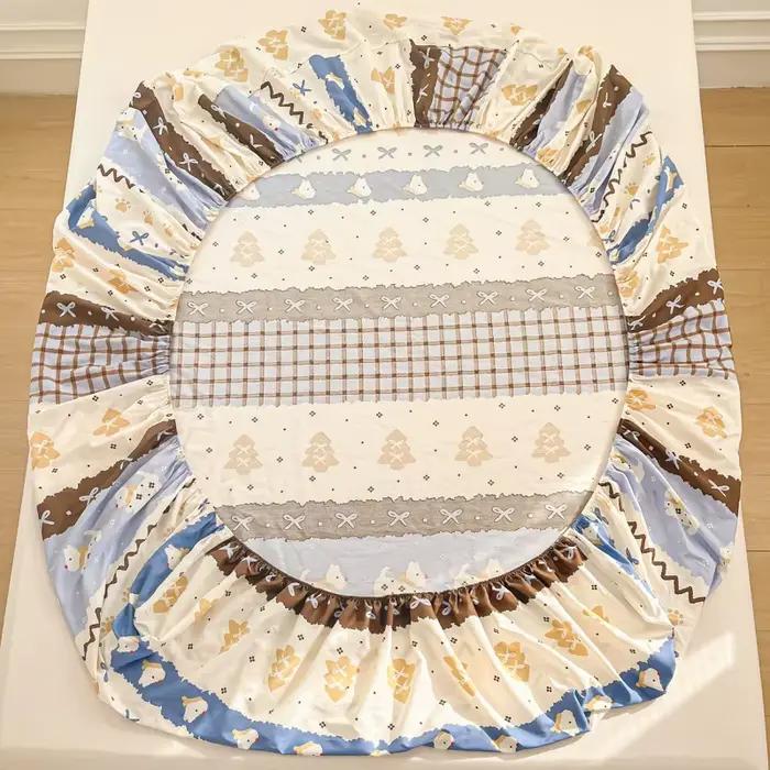 Drap de lit 100% coton pour adultes et enfants