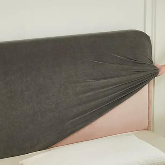 Housse de tête de lit en velours Super doux