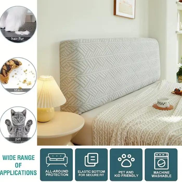 Housse de tête de lit en Jacquard extensible
