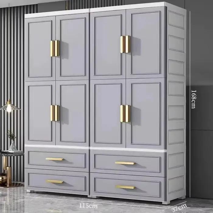 Tiroir empilable armoire robes esthétiques en plastique appartement