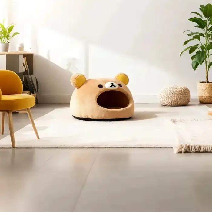 Lit pour animaux de compagnie Kawaii Rilakkuma Bear