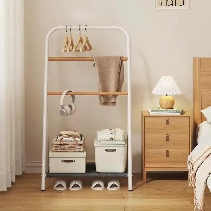 Cintre de chevet porte-manteau porte-vêtements sol chambre salon canapé côté suspendu vêtements multi-fonctionnel étagère de rangement supports