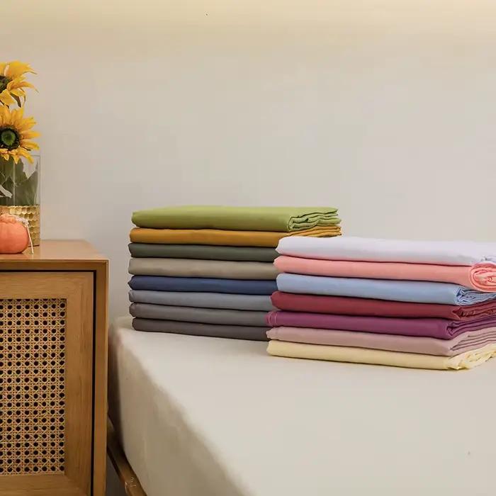 Drap plat pour lit Double