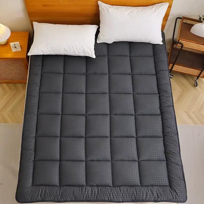 Protège-matelas matelassé avec lacets 152x203cm 160x200cm 180x200cm - Protection de literie à ajustement élastique