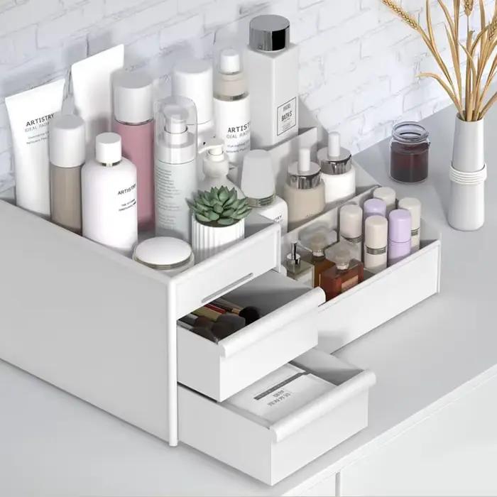 Boîte de rangement de cosmétiques à tiroir