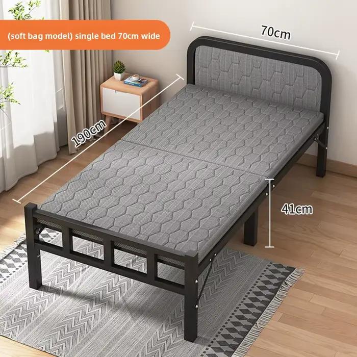 Lit pliant compact pour chambre d'étudiant