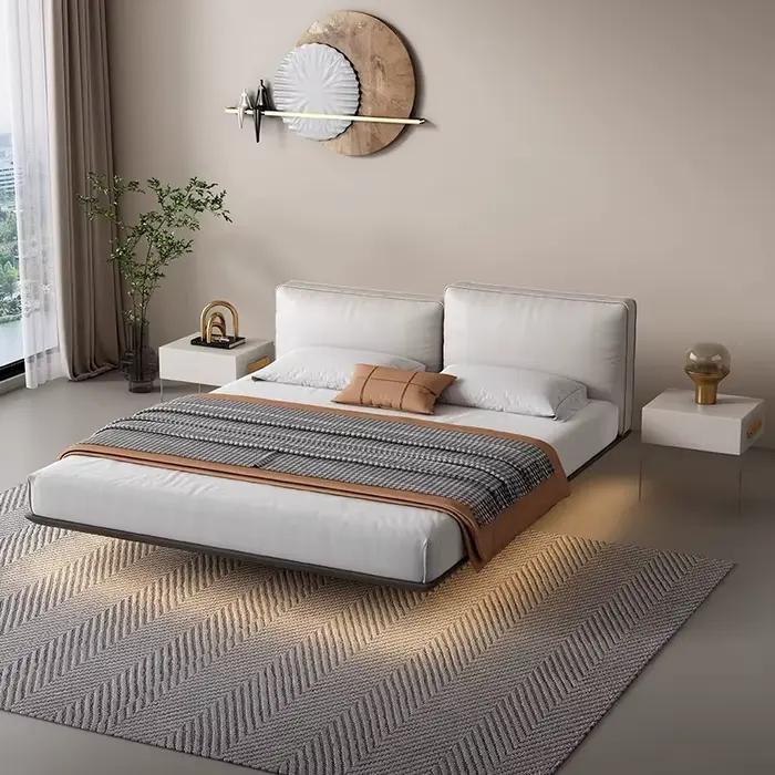 Tête de lit de luxe nordique rembourrée