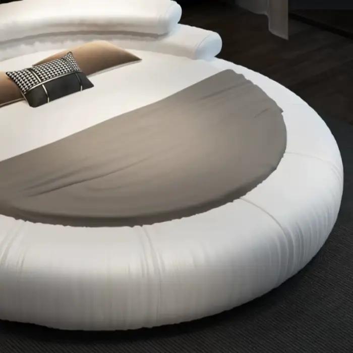 Lit rond pour chambre à coucher