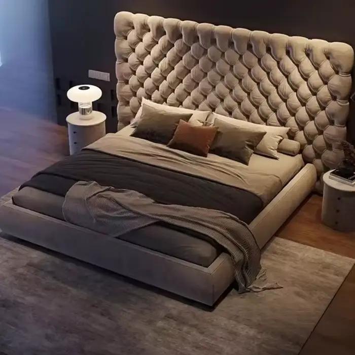 Chambre principale lit Double rangement moderne cadres de lit minimalistes européens reine filles Muebles Para dortoir accessoires de maison