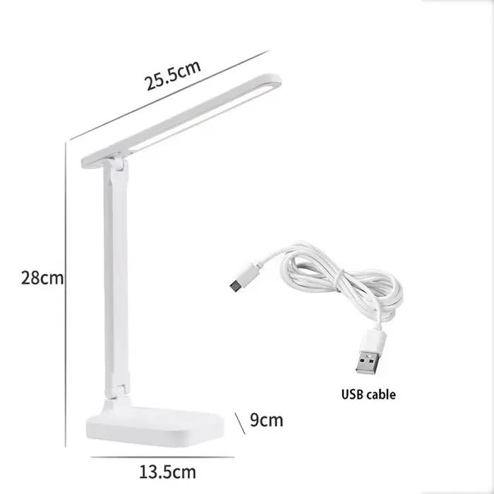 Led Tactile Table Pliante Lampe De Chevet Lecture Protection Des Yeux Nuit