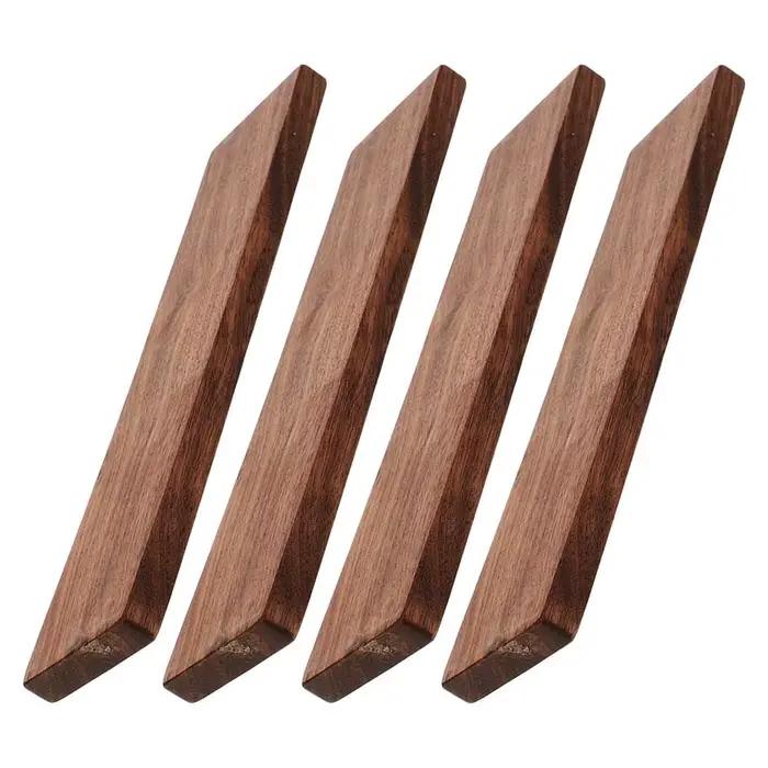 Planches de bois épaisses en noyer noir