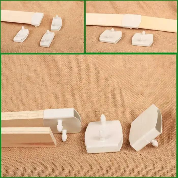 Couvercle à lattes de lit en plastique blanc