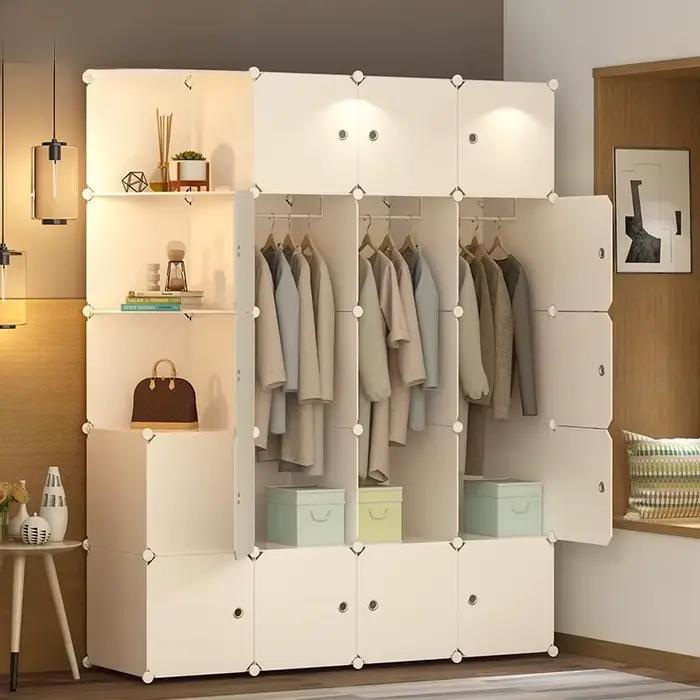 Armoire modulaire bon marché pour chambre à coucher
