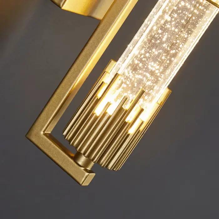 Lampes murales modernes en cristal à bulles, éclairage intérieur pour salon, chambre à coucher, bureau, appliques murales décoratives