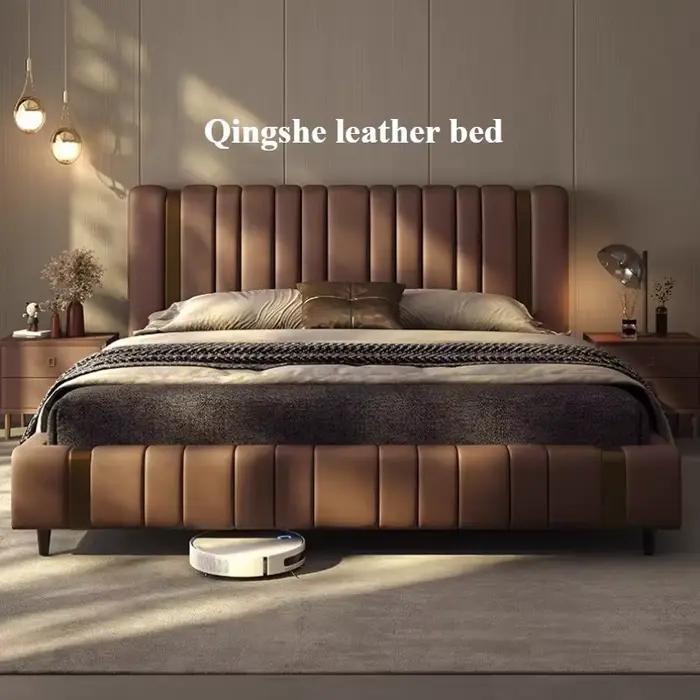 Lit double unique pour chambre à coucher