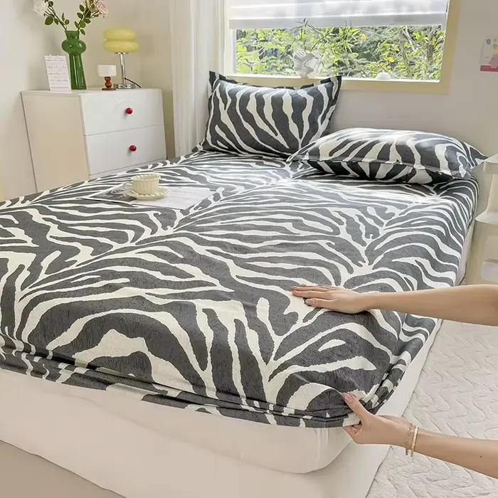 Drap de lit avec bande élastique