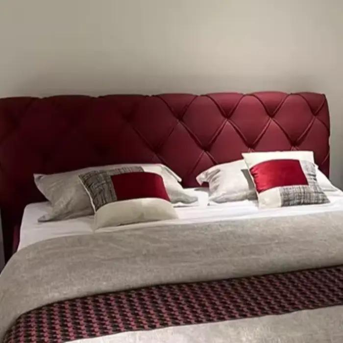 Cadres lit Double esthétique Unique rembourrage têtes De lit lit King dormir Cama De Lujo Para dortoir décoration De la maison