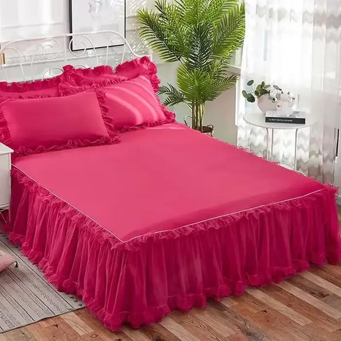 Jupe de lit princesse élégante