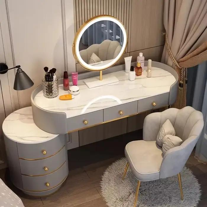 Commode minimaliste italienne style crème