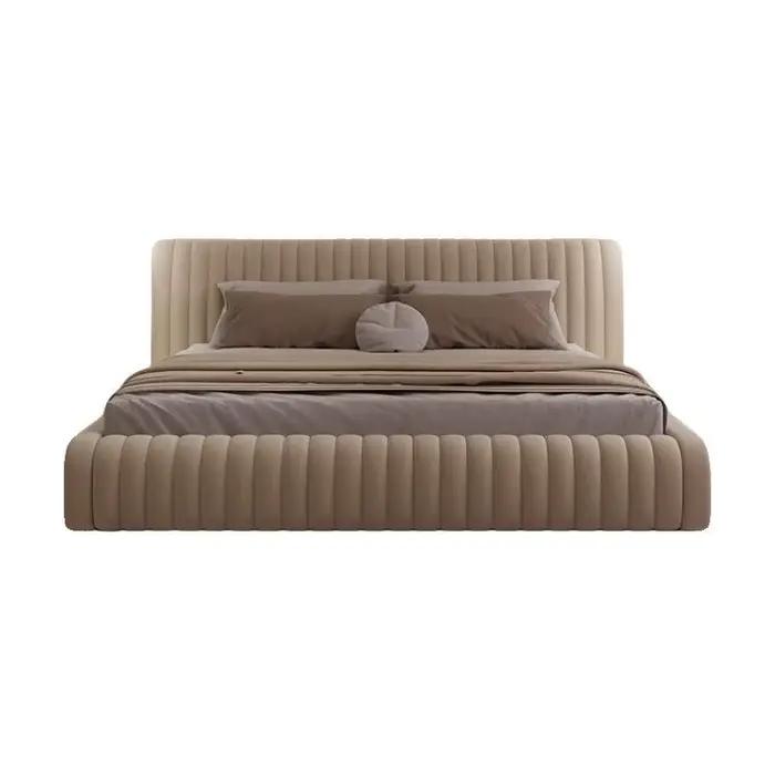 Rangement minimaliste lits luxe roi dormir tête de lit