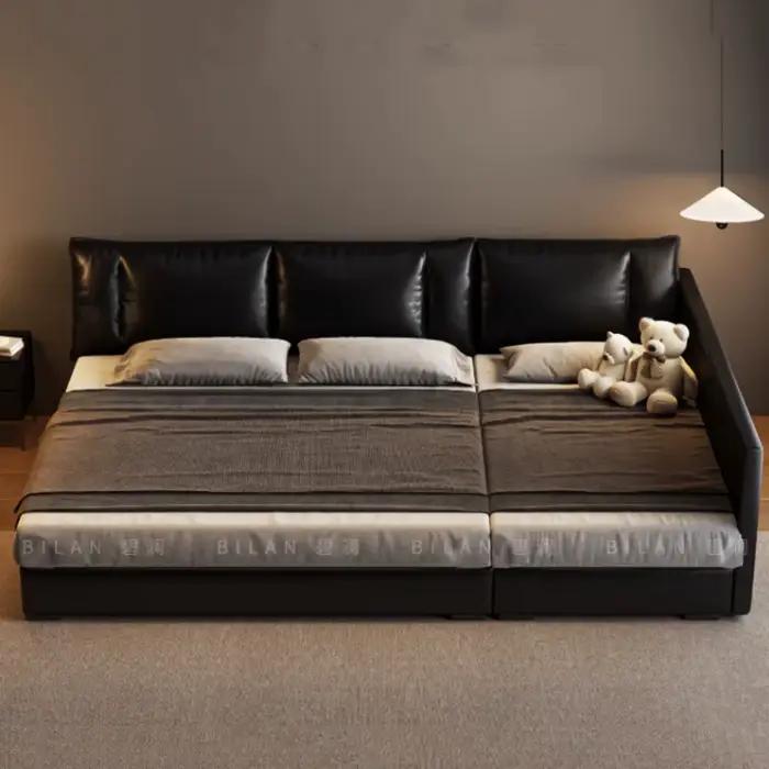 Lit japonais Unique chambre moderne garçon Double enfants lit De luxe dormir Cama De Lujo Para dortoir accessoires pour la maison