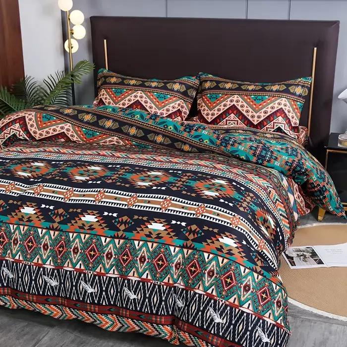 Parure de lit Boho 3 pièces