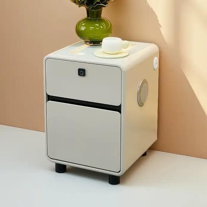 Tiroir européen Table De chevet chargeur minimaliste Unique commode